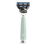 Бритва MUEHLE RYTMO, Fusion, смола мятного цвета