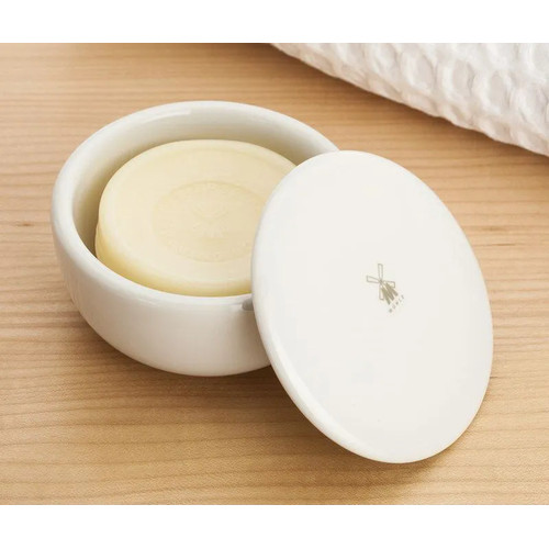 Твердое мыло для бритья MUEHLE в фарфоровой чаше, Облепиха, 65 гр — изображение 4