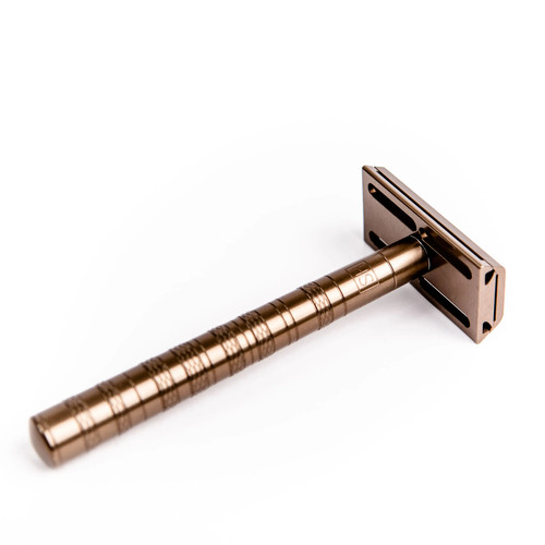 Т-образная бритва Henson Shaving AL13, коричневая, Mild — изображение 4