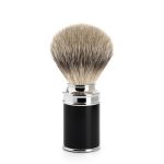 Помазок MUEHLE TRADITIONAL, барсучий ворс высшей категории Silvertip, черная смола