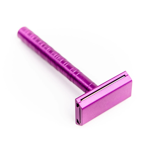 Т-образная бритва Henson Shaving AL13, фиолетовая, Mild — изображение 3