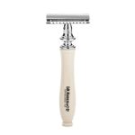 Т-образная бритва D. R. Harris, смола, цвет слоновой кости