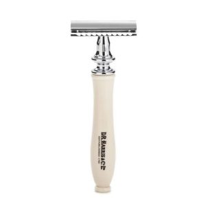 Т-образная бритва D. R. Harris, смола, цвет слоновой кости