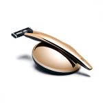 Набор Bolin Webb R1, бритва R1 золотая, подставка R1 золотая