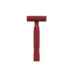 Т-образная бритва Rockwell 6S, нержавеющая сталь, красная