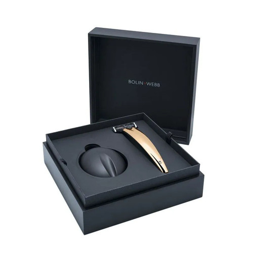 Набор Bolin Webb R1, бритва R1 золотая, подставка R1 черная — изображение 2