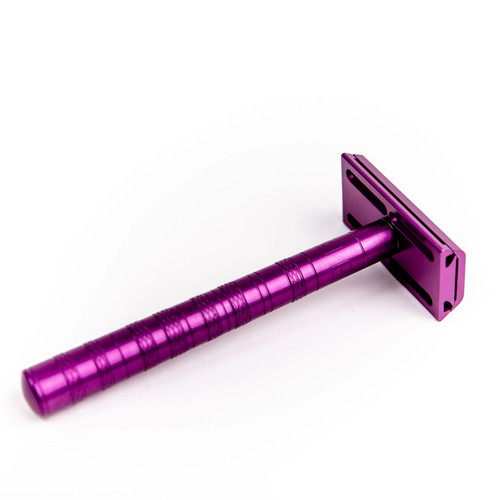 Т-образная бритва Henson Shaving AL13, фиолетовая, Mild — изображение 4