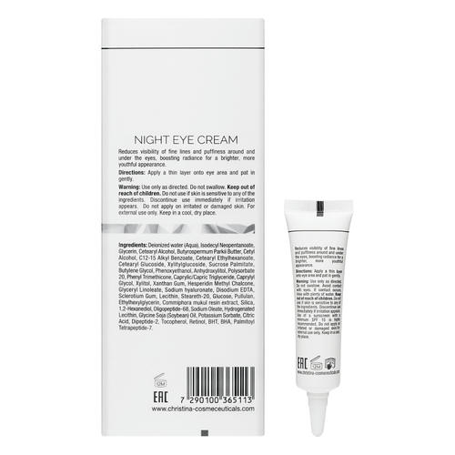 CHRISTINA ILLUSTRIOUS Омолаживающий ночной крем для кожи вокруг глаз, 15 мл — изображение 3