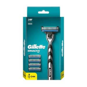 Мужской станок для бритья Gillette Mach 3 + сменные кассеты 5шт
