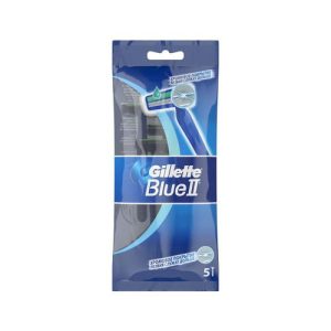 Одноразовые станки Gillette Blue II с увлажняющей полоской 5шт