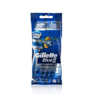 Бритвенный станок Gillette Blue II Maximum одноразовый 6шт + 2шт бесплатно