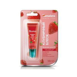 Бальзам для губ Himalaya Herbals "Клубничный блеск" 10г