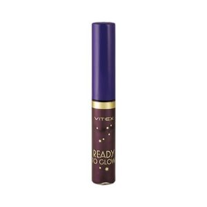Жидкая подводка для век Vitex Ready to Glow с блестками 85 Night violet 4,8мл
