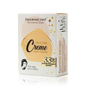 Мыло для лица, рук и тела Delicare Creme "Бережный уход для нежной кожи" 100г