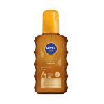 Масло - спрей для загара Nivea Sun с каротином "Золотистый и стойкий загар" SPF 6 200мл