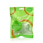 Конжаковый спонж для умывания Valori "авокадо" питание и восстановление