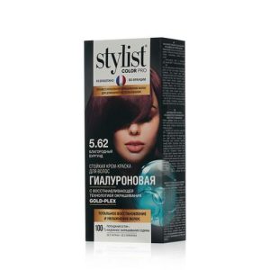 Стойкая крем - краска для волос Stylist Color Pro 5.62, Благородный Бургунд, 120мл