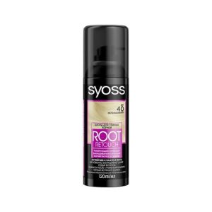 Тонирующий спрей Syoss Root Retoucher для закрашивания корней волос и седины, Блонд 120мл
