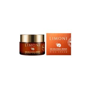 Крем LIMONI SNAIL REPAIR для лица "24K GOLD SNAIL REPAIR", с экстрактом слизи улитки, 50мл