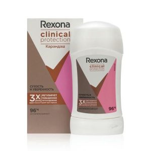 Женский дезодорант - антиперспирант Rexona Clinical Protection "Сухость и уверенность" 40мл
