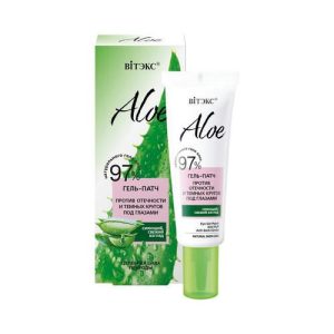 Гель - патч для области вокруг глаз Витэкс Aloe 97% против отеков и темных кругов 30мл