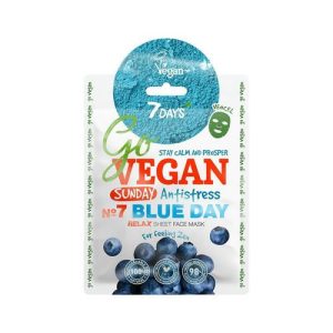 Тканевая маска для лица 7 days Go vegan " Relax Sunday " 25г