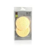 Спонжи целлюлозные Valori для умывания, белые 2шт