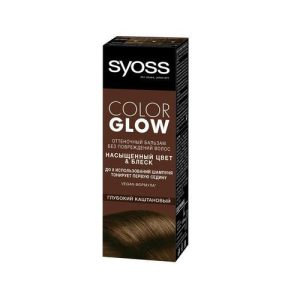 Оттеночный бальзам для волос Syoss Color Glow Глубокий каштановый 100мл