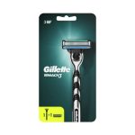 Станок Gillette Mach 3 для бритья + сменная кассета 2шт