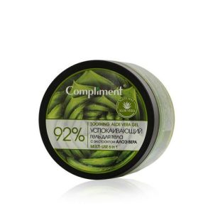 Гель для тела Compliment 92% 6 в 1 успокаивающий, с экстрактом алоэ вера 400мл
