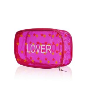 Косметичка Ameli прозрачная , с надписью