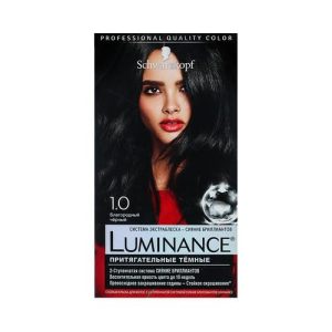 Стойкая краска для волос Luminance 1.0 Благородный черный