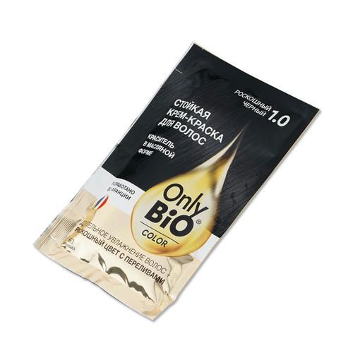 Крем - краска для волос Only Bio Color 1.0, Роскошный черный, 115мл — изображение 3