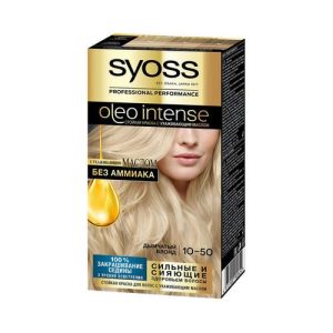 Стойкая краска Syoss oleo intense для волос 10-50 Дымчатый блонд 50мл