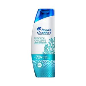 Шампунь для волос против перхоти Head and Shoulders Глубокое очищение "детокс кожи головы с морскими минералами" 300мл