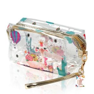 Косметичка Ameli прозрачная , с рисунками
