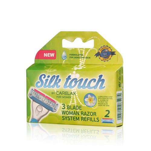 Женские кассеты Carelax Silk Touch для станка 2шт