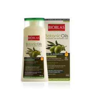 Шампунь для сухих и поврежденных волос Bioblas Botanic Oils с маслом оливы 360мл