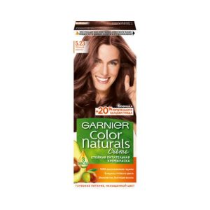 Стойкая крем - краска Garnier Color Naturals для волос 5.23 Розовое дерево