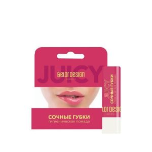 Гигиеническая помада для губ BelorDesign Juicy "Сочные губки" 4,4г