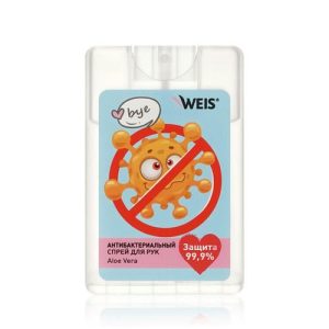Антибактериальный спрей для рук WEIS "Алоэ вера" 20мл