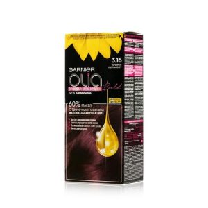 Стойкая крем - краска Garnier Olia для волос 3.16 Взрывной ультрафиолет