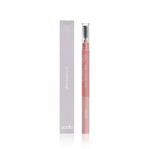 Плоский карандаш для бровей Soda Flat Brow Liner #wowbrow 001, 0,16г