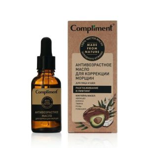 Антивозрастное масло для коррекции морщин Compliment "разглаживание и лифтинг" 27мл