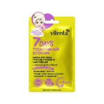 Маска Vilenta 7 days для лица против плохого настроения, с мякотью дыни и мятой "Позитивный вторник", для всех типов кожи 28мл