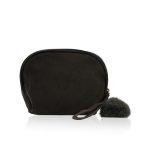 Косметичка Ameli бархатная , с помпоном