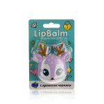 Бальзам для губ Lip Balm "Оленёнок Светло-зеленый" с ароматом черники 6г