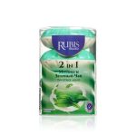 Мыло туалетное Rubis "Milk & Green Tea" 4*110г