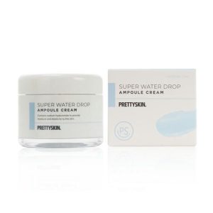 Увлажняющий ампульный крем для лица Prettyskin "Super Water Drop" с гиалуроновой кислотой 50мл