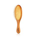 Деревянная массажная расческа Zinger с пластиковыми зубьями